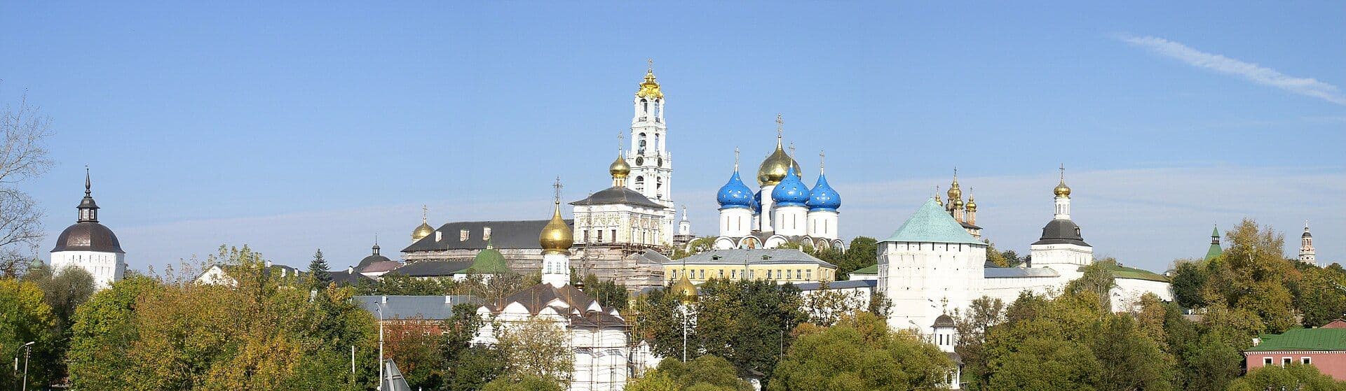 Панорама Троице-Сергиевой лавры в Сергиевом Посаде